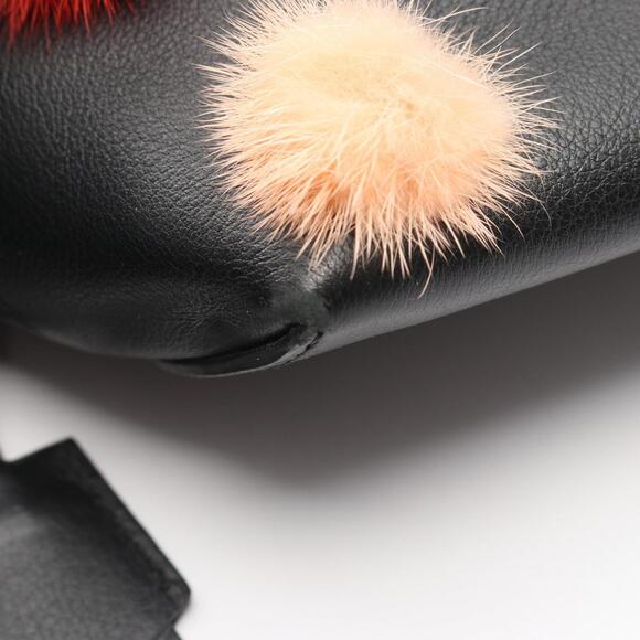 Fendi BY THE WAY MEDIUM Handbag, Leather, Women's, Black/Multicolor - Picture 7 of 9